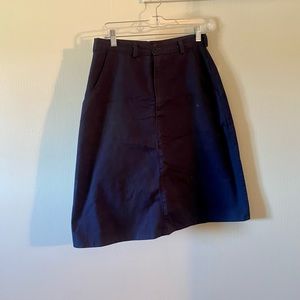 Modest Apparel Navy Blue Casual Skirt with Pockets Size 6
